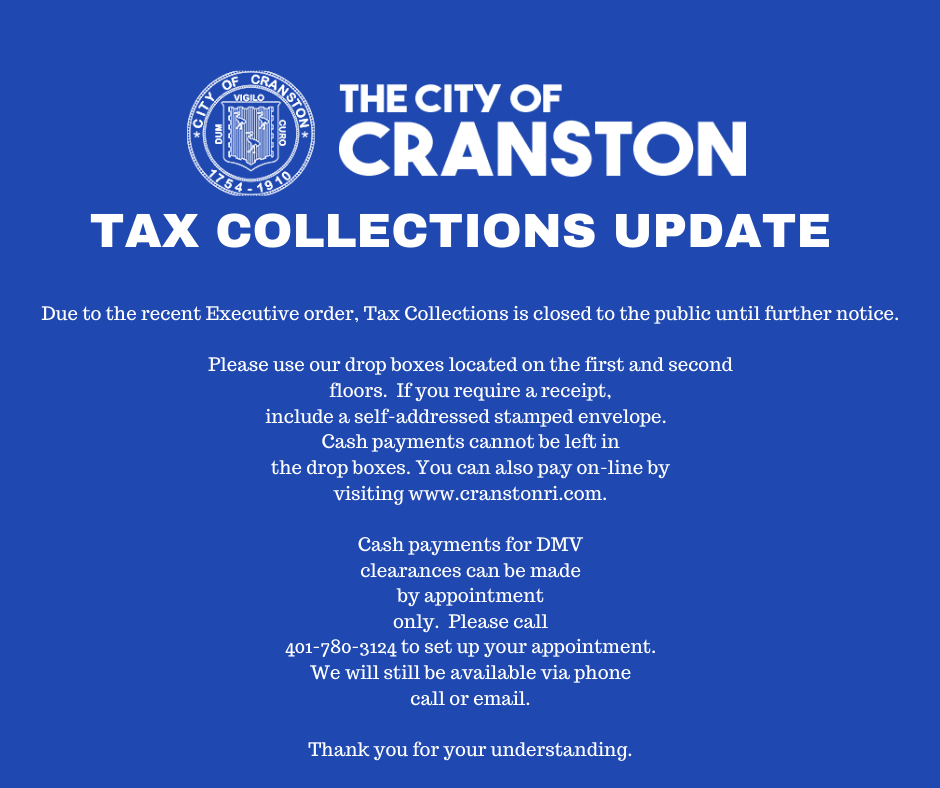 TAX COLLECTIONS UPDATE